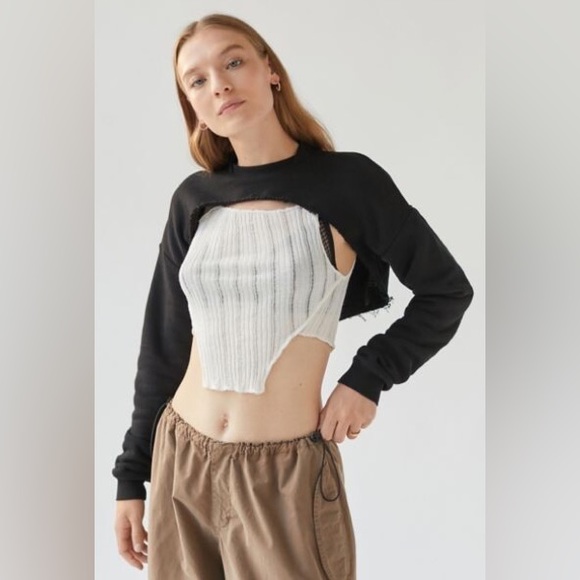 BDG Jaxson Shrug Sweatshirt - Picture 1 of 1